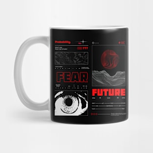 Streetwear Bloody Red Brutalism Design Mug